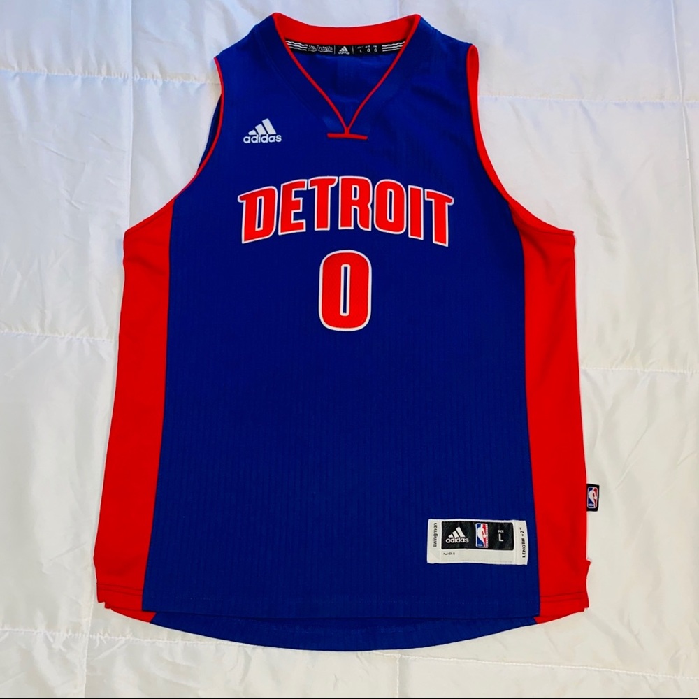 Detroit Pistons NBA Adidas Drummond Jersey